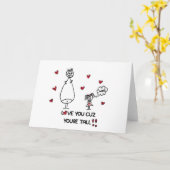 Het leuke Wenskaart van de Liefde voor Vriend Kaart (Gele Bloem)