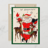 Het leuke Zingende Briefkaart van Kerstmis van de (Voorkant / Achterkant)