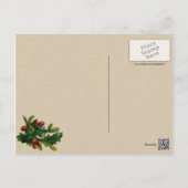 Het leuke Zingende Briefkaart van Kerstmis van de (Achterkant)