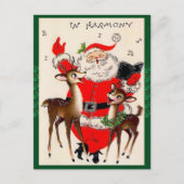 Het leuke Zingende Briefkaart van Kerstmis van de (Voorkant)