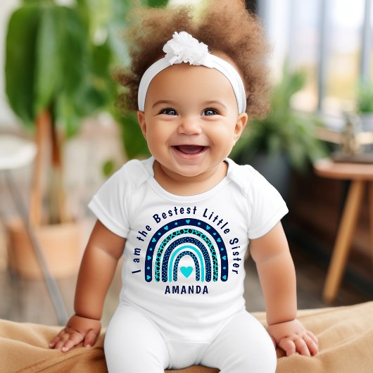 Het leukste kleine zusje baby body'tje romper