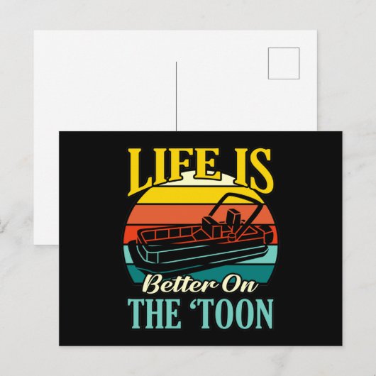 Het leven aan boord van de zweefvliegtuig is beter aankondigingskaart (Voorkant / Achterkant)