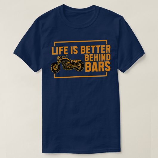 Het leven achter de autowrakken is beter t-shirt (Design voorkant)