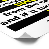 Het leven als een camera Funny Poster (Hoek)