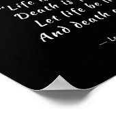 Het leven als Muziek Langston Hughes Poster (Hoek)