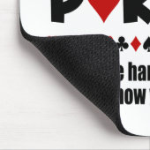 Het leven als Poker Mousepad Muismat (Hoek)