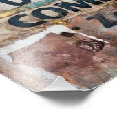 Het leven begint aan het einde van de Comfort Zone Foto Afdruk (Hoek)