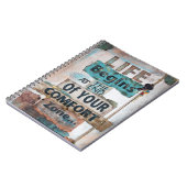 Het leven begint aan het einde van het Notitieboek (Linkerzijde)