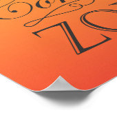 Het leven begint aan het einde van uw comfort zone poster (Hoek)