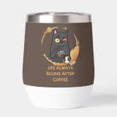Het leven begint altijd na de koffie (Achterkant)