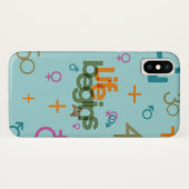 Het leven begint bij (aanpassen) | Case-Mate iPhone case (Achterkant (horizontaal))