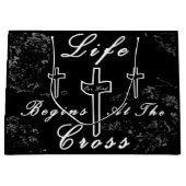 Het leven begint bij het kruis groot cadeauzakje (Voorkant)