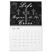 Het leven begint bij het kruis kalender (Mar 2027)