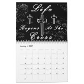 Het leven begint bij het kruis kalender (Jan 2027)