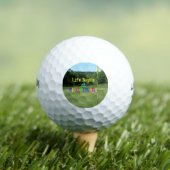 Het leven begint bij Pensioen-het spelen Golf Golfballen (Insitu Shirt)