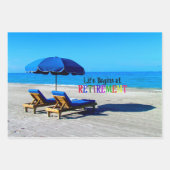Het leven begint bij Pensioen, populair ontwerp, Inpakpapier Vel (Voorkant 2)