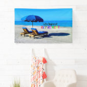 Het leven begint bij Pensioen, populair ontwerp, Spandoek (Insitu)