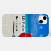 Het leven begint bij pensionering Case-Mate iPhone case (Achterkant (horizontaal))