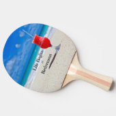 Het leven begint bij pensionering, ijskoude drank tafeltennisbatje (Zijkant)