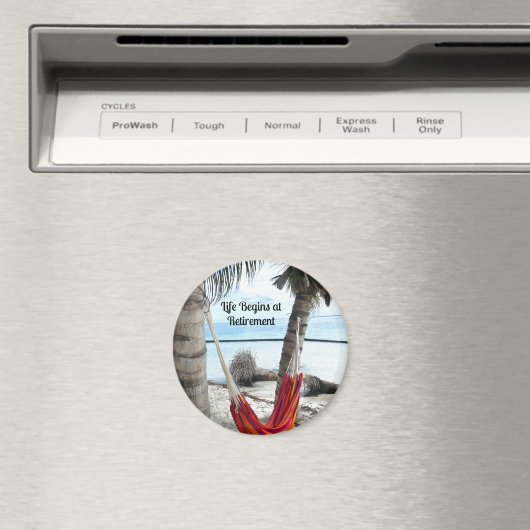 Het leven begint bij pensionering magneet (Insitu (Vaatwasser))