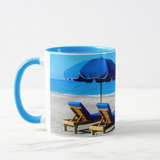 Het leven begint bij pensionering mok (Links)