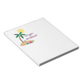 Het leven begint bij pensionering notitieblok (Schuin)