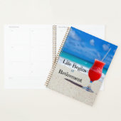 Het leven begint bij pensionering, planner (Display)