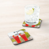 Het leven begint bij pensionering, populair ontwer bier onderzetter (Rechterzijde)