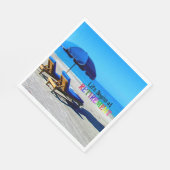 Het leven begint bij pensionering servet (Hoek)