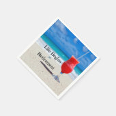 Het leven begint bij pensionering, servet (Hoek)