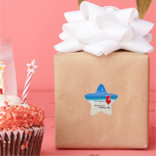 Het leven begint bij pensionering, ster sticker