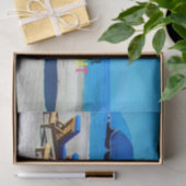 Het leven begint bij pensionering tissuepapier (Geschenk)