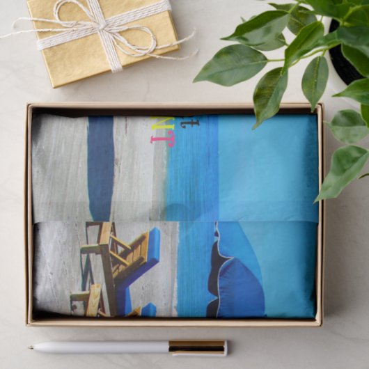 Het leven begint bij pensionering tissuepapier (Geschenk)