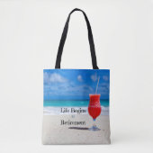 Het leven begint bij pensionering tote bag (Voorkant)