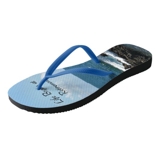 Het leven begint bij pensionering, zeilen op de bl teenslippers (Schuin)