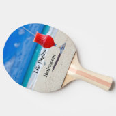 Het leven begint bij Ping Ping Pong Paddle Tafeltennisbatje (Zijkant)