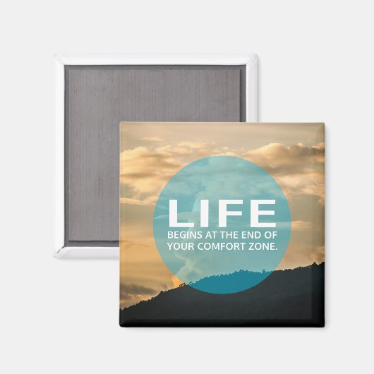 Het leven begint magneet (Voorkant / Achterkant)