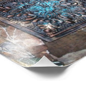 Het leven begint met het einde van je Comfort Zone Foto Afdruk (Hoek)