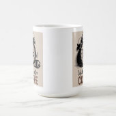 Het leven begint na Coffee Classic Mok, 11 oz Koffiemok (Center)