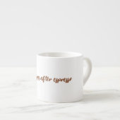 Het leven begint na de espresso espresso kop (Voorkant rechts)