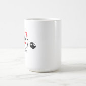 "Het leven begint na de koffie - Creatief Mok Ontw (Midden)