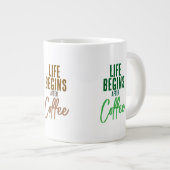 Het leven begint na grote koffiekop (Voorkant rechts)