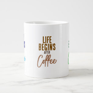 Het leven begint na grote koffiekop