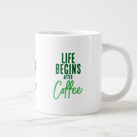 Het leven begint na grote koffiekop (Rechts)