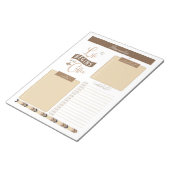 Het leven begint na het dagelijkse kantelbord van  notitieblok (Schuin)