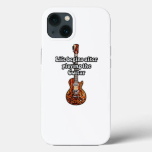 Het leven begint na het spelen van de gitaar. De r Case-Mate iPhone Case