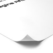 Het leven begint na koffie hartslag grappigheid poster (Hoek)