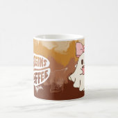 Het leven begint na koffie-Mok Koffiemok (Center)