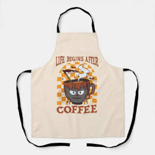 Het leven begint na koffie schort