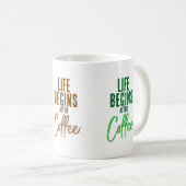 Het leven begint na koffiemok (Voorkant rechts)